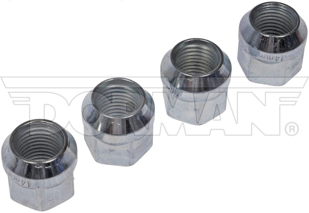 Dorman (415) 711-606 Wheel Nut Chrome Bulge M14-1.50