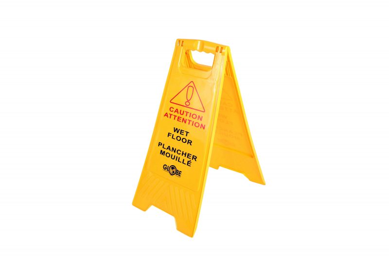 Globe (613) 7112 Wet Floor Sign English/French