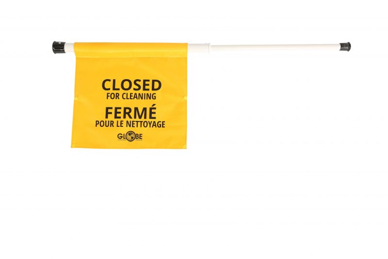 Globe 7115 Closed for Cleaning Sign - English/French