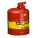 Justrite (130) 7150100 5G/19L Safe Can Red