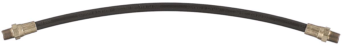 Lincoln (502) 71518 Lincoln Industrial 71518 18 In. Hose Extension For Manually Operated Grease Guns, Black