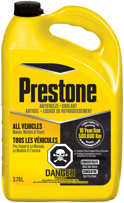 Prestone (256) 71621 Prestone All Vehicles - 10yr/300k mi- Antifreeze+Coolant (1 Gal - Concentrate)