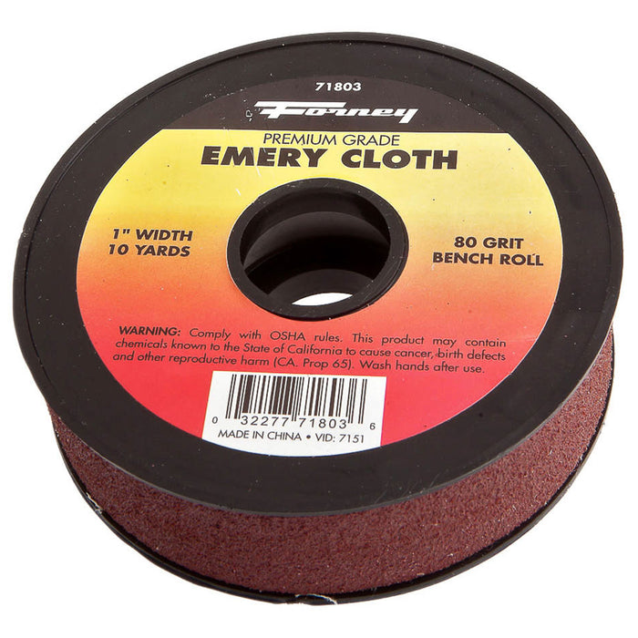 Forney (332) 71803 Emery Cloth Bench Roll, 80 Grit