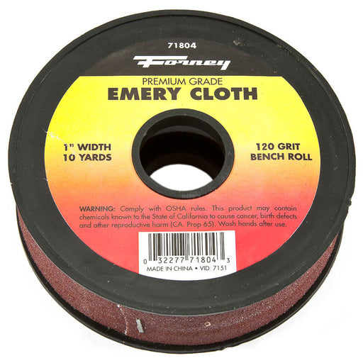 Forney 71804 Emery Cloth Bench Roll, 120 Grit