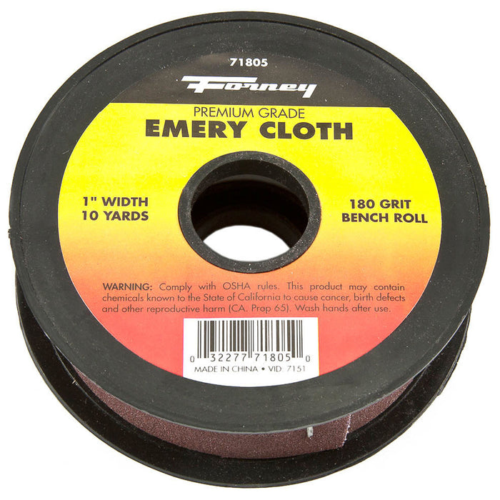 Forney (332) 71805 Emery Cloth Bench Roll, 180 Grit