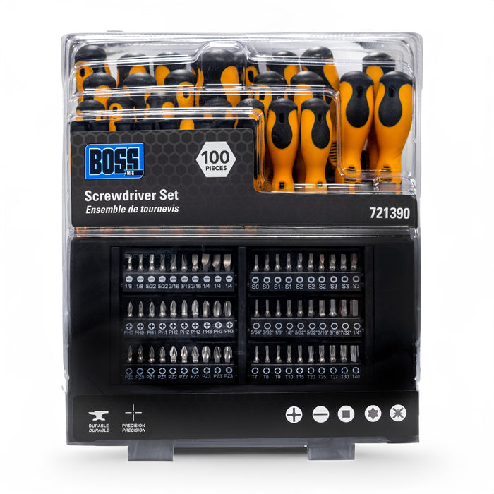 Dynaline 721390 Screwdriver Set 100Pc
