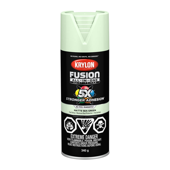 Sherwin Williams (435) 42762 Krylon® Fusion All-In-One™, Matte, Sea Green, 340 g