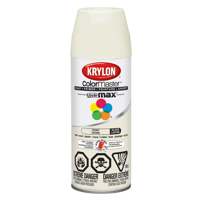 Sherwin Williams (435) 451504 Krylon Colourmaster Ivory 12Oz/340G