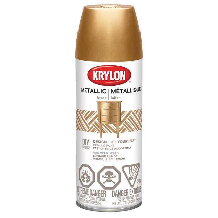 Sherwin Williams (435) 42204 Krylon Metallic, Copper Brass, 340 g