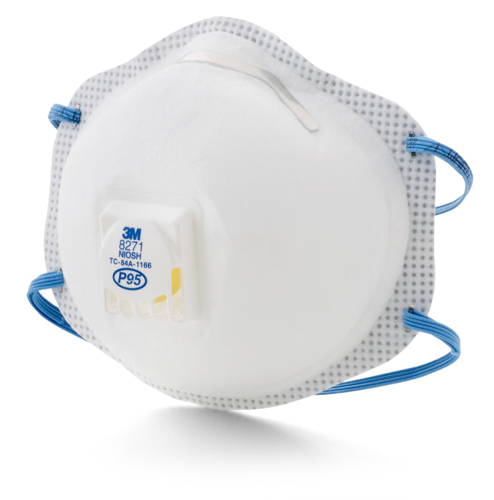 3M 8271 3M™ Particulate Respirator, 8271, P95, Colour: White, 3M Stock No. 7000002047