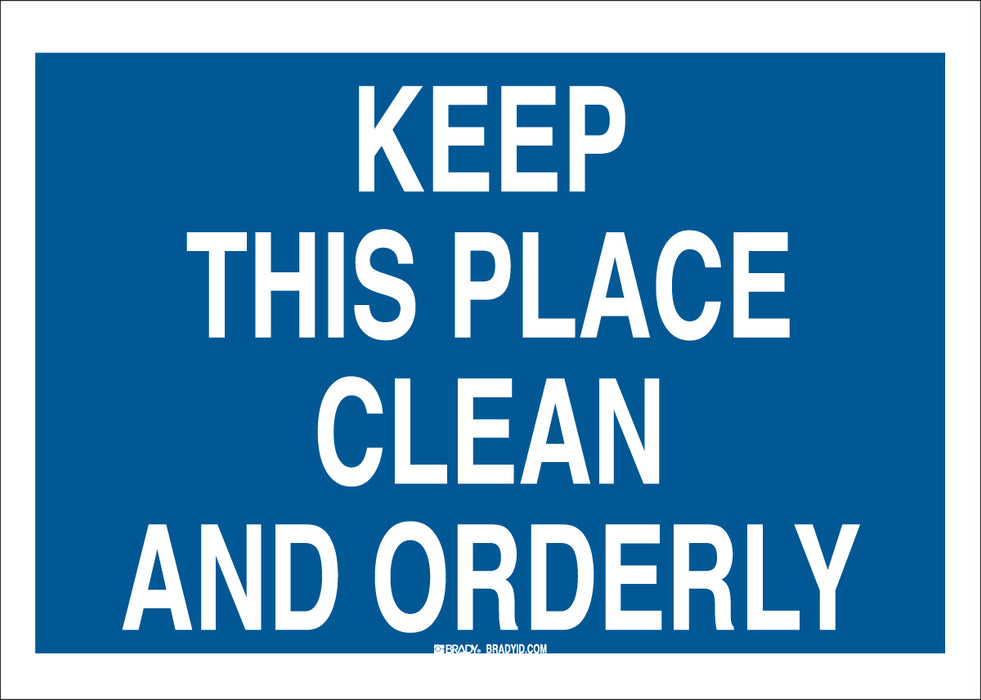 Brady 85720 B-302 Self-Sticking Sign