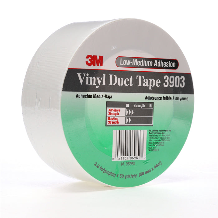 3M (815) 3903-2X50-GRY 3M™ Vinyl Duct Tape, 3903, 2 in x 50 yd (50.8 mm x 45.7 m), 24 per case, Colour: Grey, 3M Stock No. 7100145925