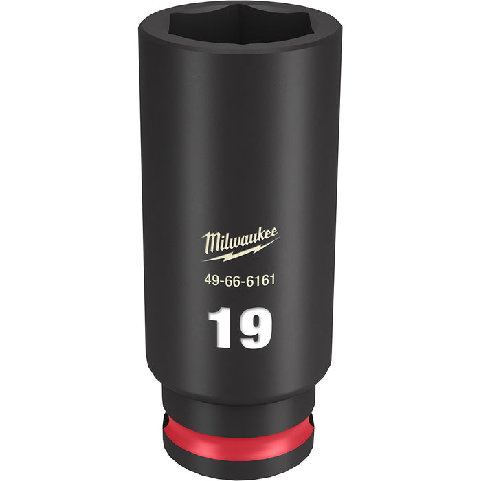 Milwaukee 49-66-6161 SHOCKWAVE Impact Duty™ 3/8"Drive 19MM Deep 6 Point Socket