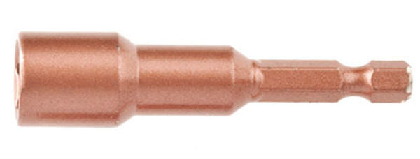 Dynaline 73113 MAGNETIC NUT DRIVER 7/16INX 2.5 BRASS. 5/PKG