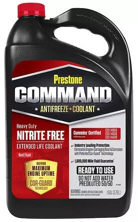 Prestone (256) 74100 3.78L Prestone Command Nitrite Free Concentrated Extended Life Antifreeze and Coolant