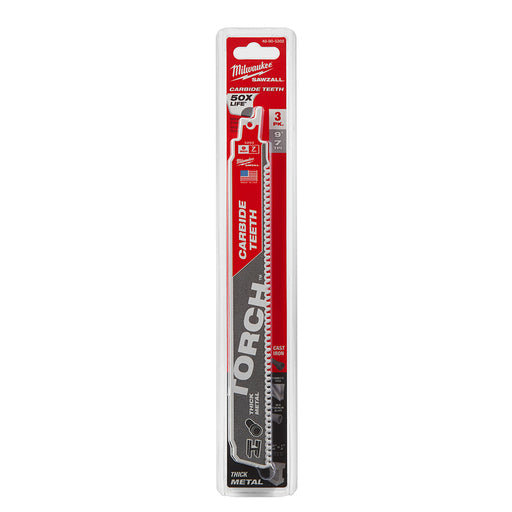 Milwaukee 48-00-5302 9IN C-TORCH 3PK SAWZALL BL