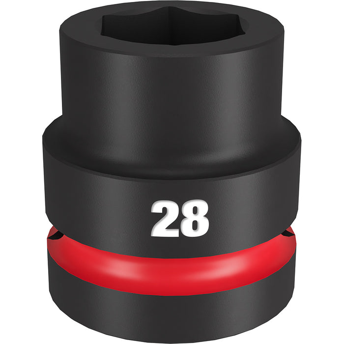 Milwaukee (366) 49-66-6593 SHOCKWAVE Impact Duty™ 1"Drive 28MM Standard 6 Point Socket