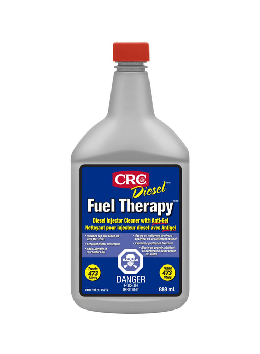 CRC 75212 Diesel Fuel Therapy© Diesel Injector Cleaner with Anti-Gel, 888 Milliliters