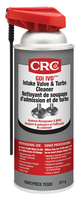 CRC (305) 75320X6 GDI IVD© Intake Valve & Turbo Cleaner, 311 Grams