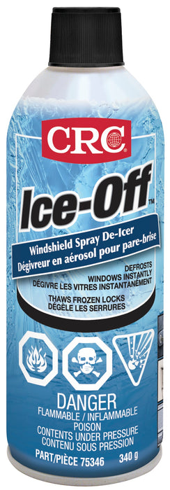 CRC 75346 Ice-Off© Windshield Spray De-Icer, 340 Grams