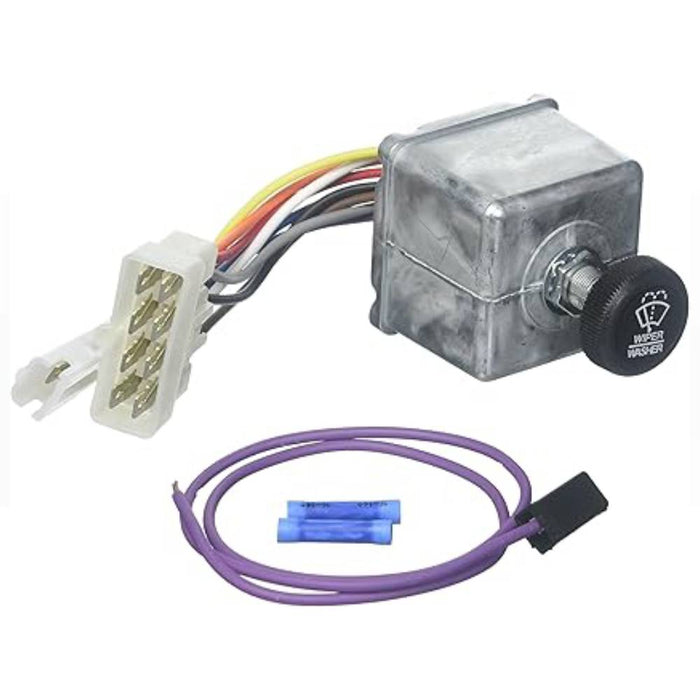 Cole Hersee (163) 75601-14-BX Electronic Windshield Wiper Switches Series - 4 Position Wiper Switches for Permanent Magnet Electric Motors - With or Without Dynamic Parking