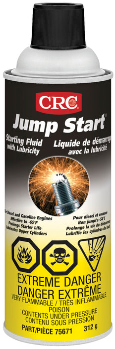 CRC (305) 75671 Jump Start® Starting Fluid with Lubricity, 312 Grams