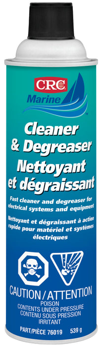 CRC 76019 MARINE CLEANER AND DEGREASER, 20 OZ (539 G) AEROSOL