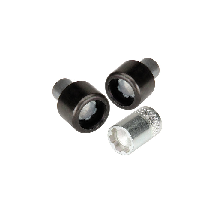 McGard (173) 76057 Jeep Wrangler JK 2 Door Lock Set(M6 x 1.0 Thread Size) - Set of 2 Locks & 1 Key