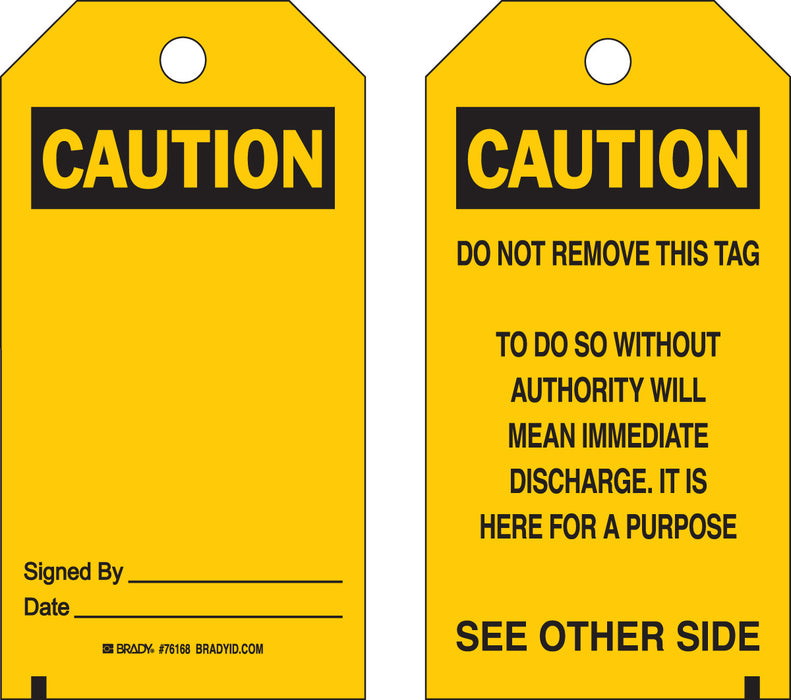 Brady 76168 Blank Accident Prevent