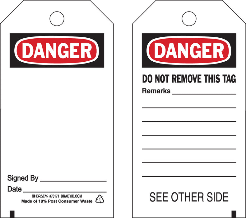 Brady 76171 Blank Accident Prevent