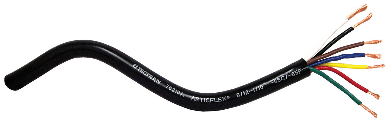 Tectran (667) 76210A1 ARTICFLEX CABLE 6/12-1/10 - GAUGE - 100 FT - BLACK