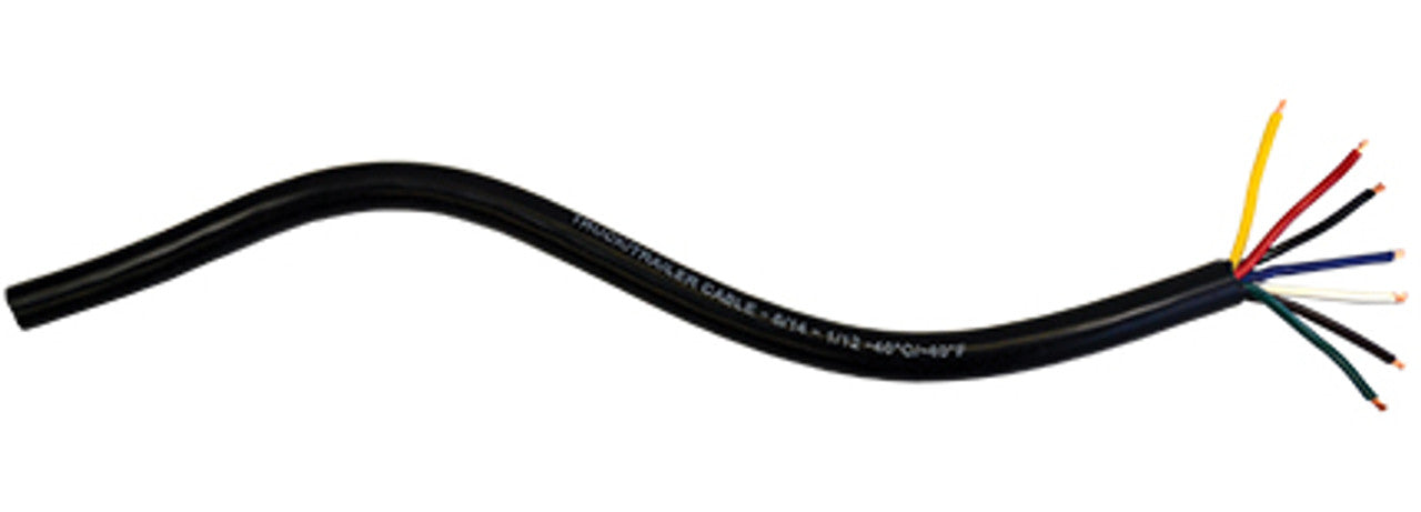 Tectran (667) 76412V2 INDUSTRY GRADE TRAILER CABLE- 250FT - LIGHT DUTY (NON-ABS) 6/14-1/12