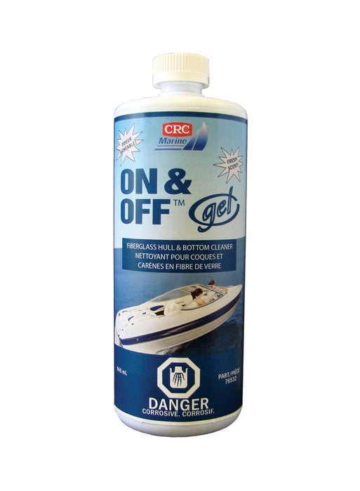 CRC 76532 On & Off Gel Hull & Bottom Cleaner, 946 Milliliters