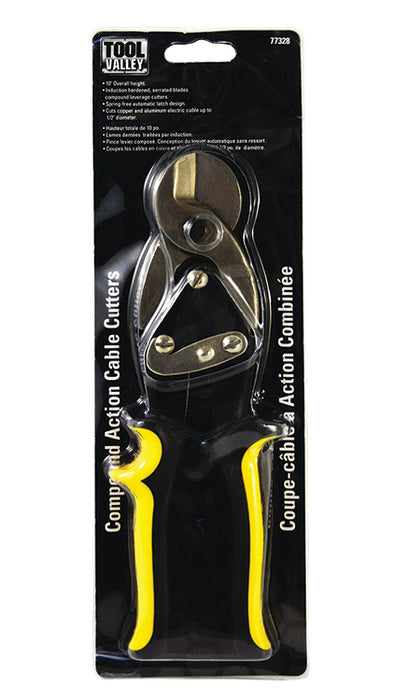 Dynaline (378) 77328 Compound Action Cable Cutter, Pro Tool Black Table