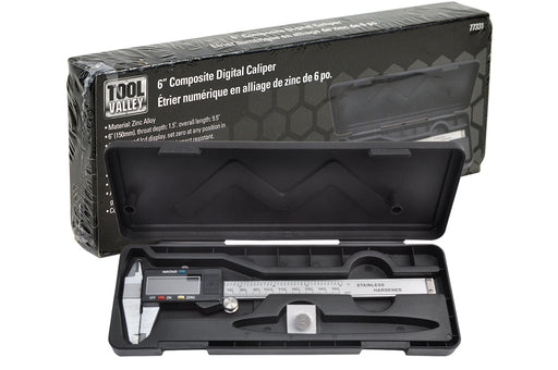 Dynaline 77331 Composite Digital Caliper, Pro Tool Black Table