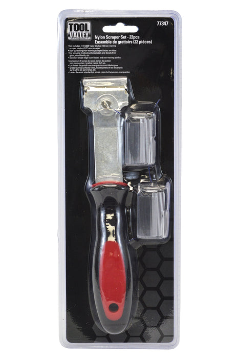 Dynaline 77347 Scraper Set - 22pcs, Pro Tool Black Table