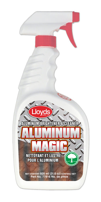 Lloyds Laboratories 77816 Aluminum brightener and cleaner - restores aluminum to bright white bare aluminum, 935 mL (31.6 oz.) bottle