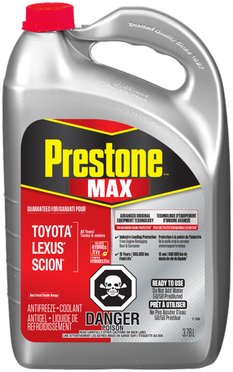 Prestone (256) 78007 Extended Life Toyota Vehicles 50/50 Antifreeze/Coolant, 1 Gal.