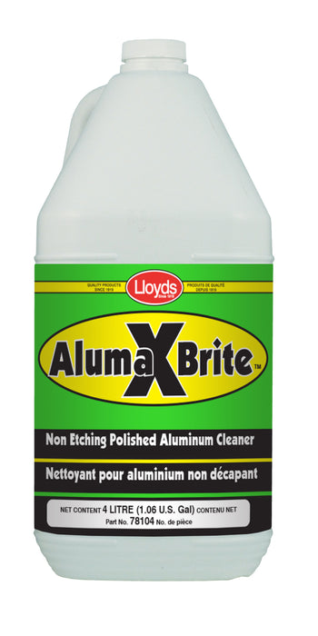 Lloyds Laboratories 78104 Aluminum cleaner for polished aluminum surfaces, 4 L jug (1.06 gal)