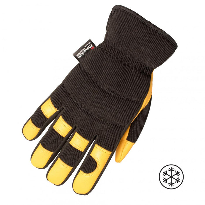 Groupe BBH 781125THM Hybrid Lined Winter Goatskin Gloves, Size Medium
