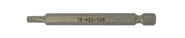 Dynaline (378) 78432 TORX - PLAIN FINISH BITS - S2 TORX T20X3 IN.
