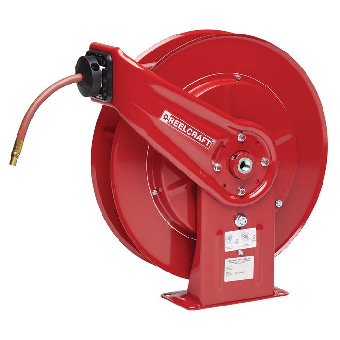 Reelcraft 7850OLP 1/2" x 50ft, 300 psi, Air / Water Hose Reel With Hose