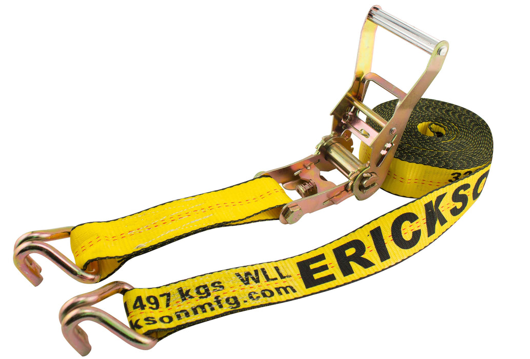 Erickson (447) 78627 2" x 27' RATCHET STRAP 10,000 LB. W/ J HKS
