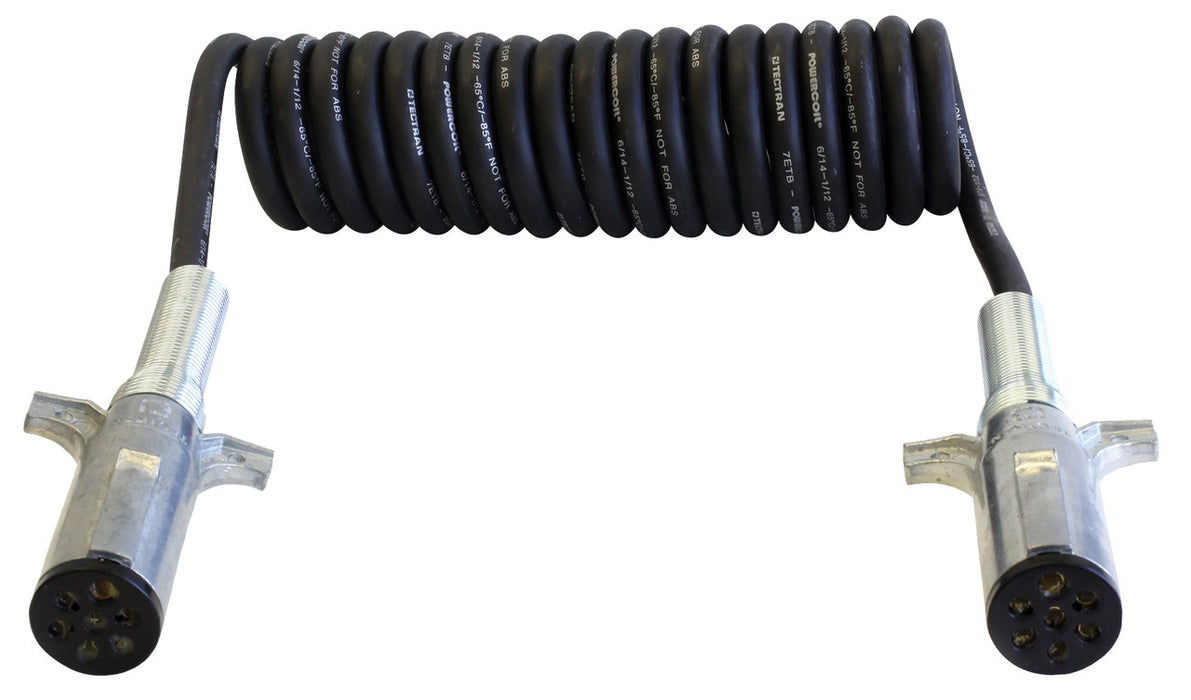 Tectran 7ETB522MG POWERCOIL - BLACK - 15 FT - 2 12" LEADS - 6/14-1/12