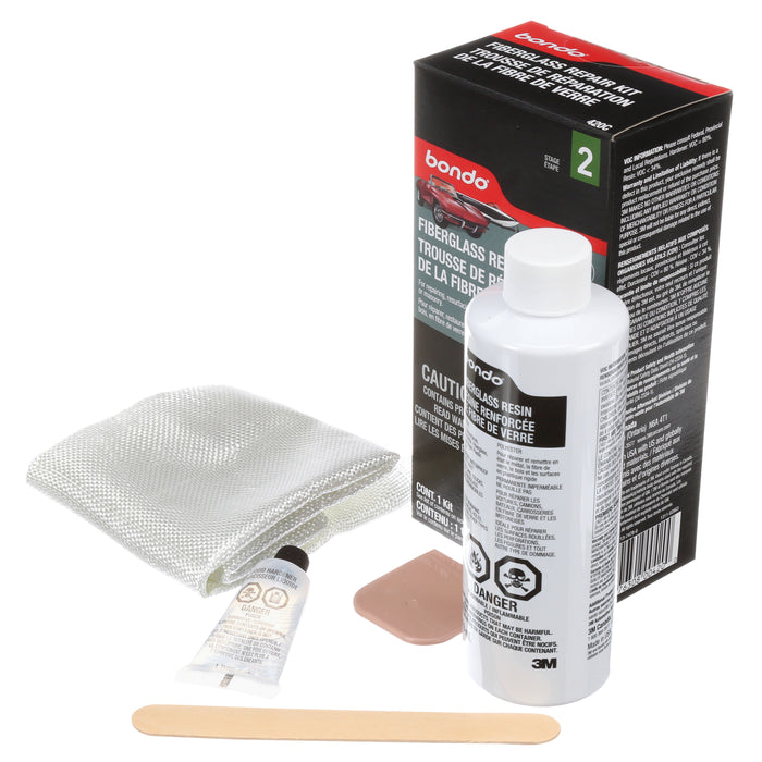 3M (815) 420C Bondo® Fiberglass Resin Repair Kit, 420C, 3M Stock No. 7100054070