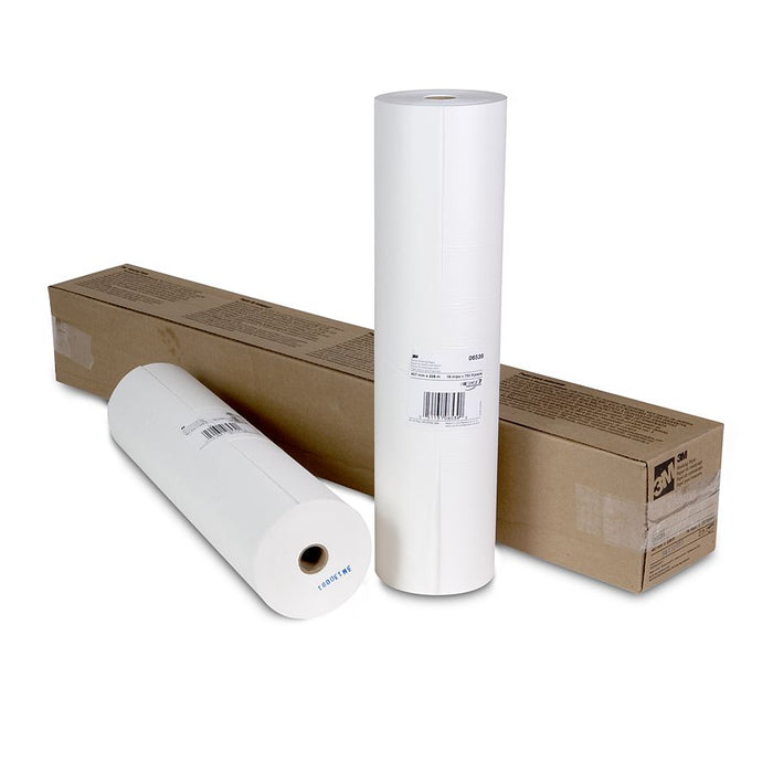 3M (815) 06539 3M™ White Masking Paper, 06539, 18 in x 750 ft (457.2 mm x 228.6 m), Colour: White, 3M Stock No. 7000029607