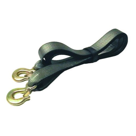 Ancra (880) 800-215H 2" X 15' VEHICLE RECOVERY STRAP W/HD KEEPER HOOKS
