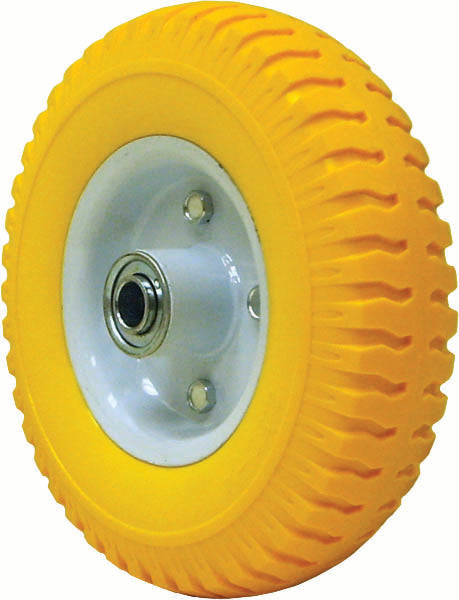 Dynaline 80102 Flat Free Cart Wheel, 8.5" - 2.50 R4