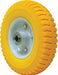 Dynaline 80102 Flat Free Cart Wheel, 8.5" - 2.50 R4