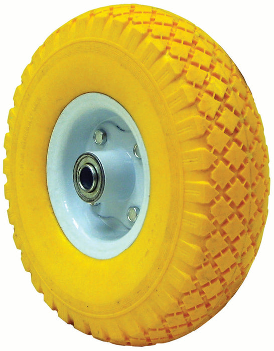 Dynaline (378) 80111 Flat Free Hand Truck Wheel, 10" - 3.00 R4